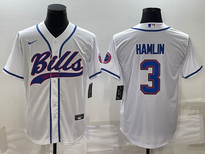 Men's Buffalo Bills #3 Damar Hamlin White With Patch Cool Base Stitched Baseball Jersey,We sell and wholesale Men's Buffalo Bills #3 Damar Hamlin White With Patch Cool Base Stitched Baseball Jersey on line form chian!